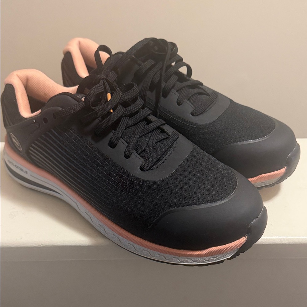 Timberland PRO Women's Black and Peach Athletic Shoes